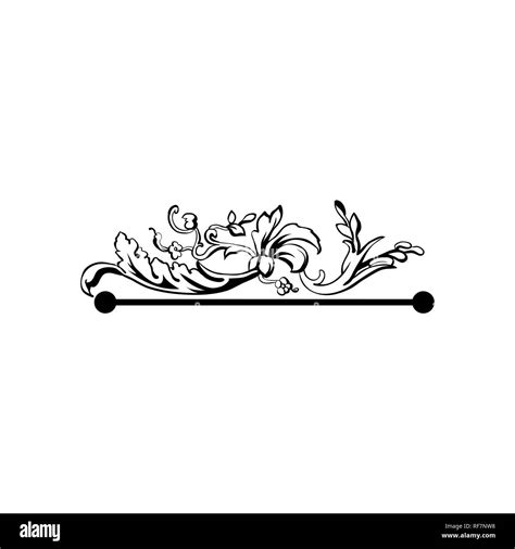 Flourish Vector Stock Vector Images Alamy