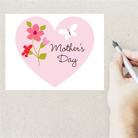 Mothers Day Postcard Set 4 Postcards 130 Thick Etsy