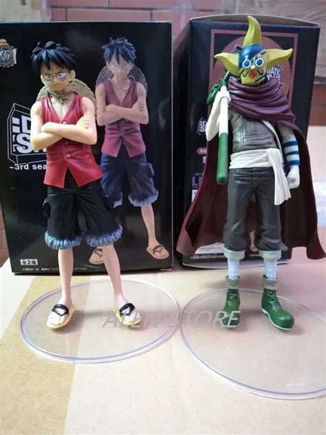 Alen One Piece 2pcsset Usopp And Luffy Action Figure Enies Lobby Ver