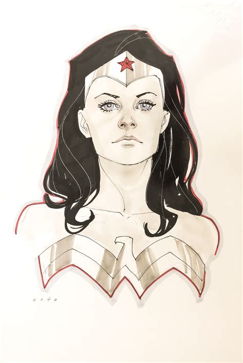 Wonder Woman Commission By Phil Noto In E Ss Sold Traded Comic Art