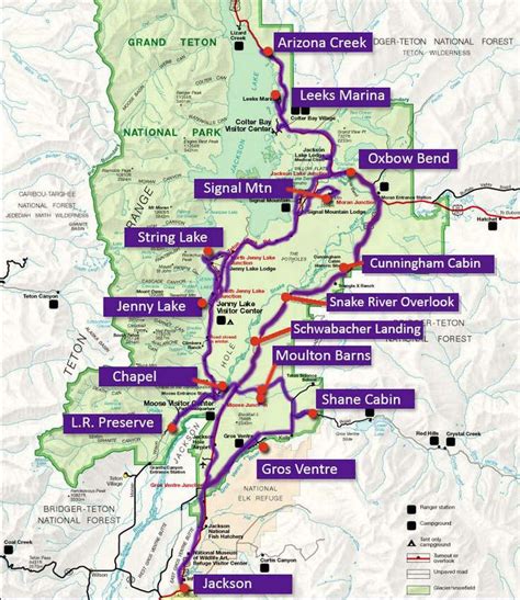 Grand Teton Maps And Info National Park Vacation Yellowstone National Park Vacation