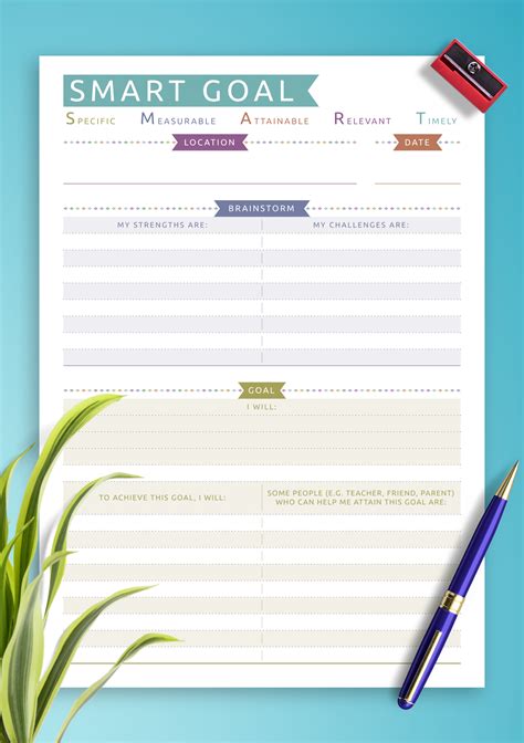 Smart Goals Template Goals Template Smart Goals Templ Vrogue Co