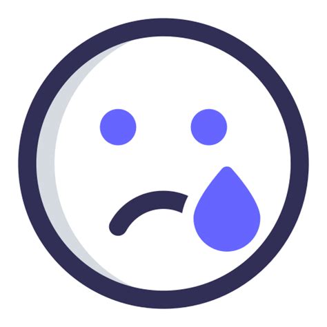 Menangis Emo Emoticon Wajah Emoji Ikon Di Buma Emojis
