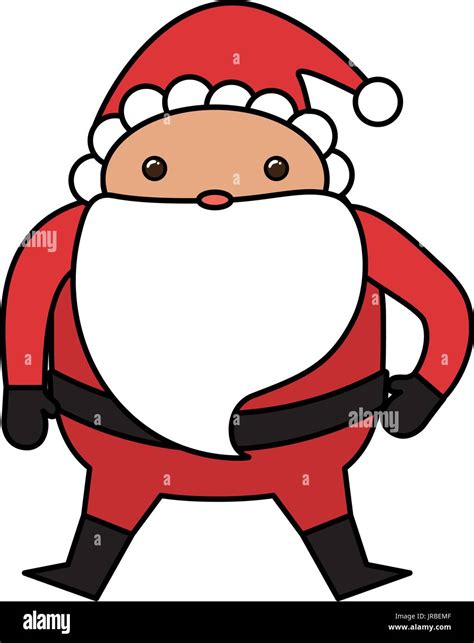 Cute Santa Claus Cartoon Stock Vector Image And Art Alamy