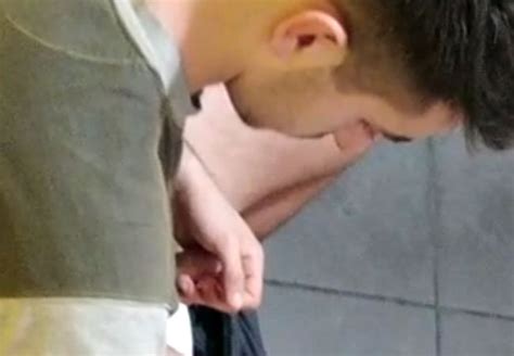 Guy Caught Wanking Public Toilet Spycam Video Spycamfromguys Hidden