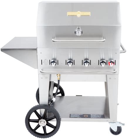 The grill weighs 10.2 pounds which means it has a very lightweight design. Crown Verity MCB-30-PKG Liquid Propane Portable Outdoor ...