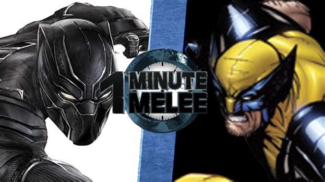 Black Panther Vs Wolverine One Minute Melee Fanon Wiki Fandom