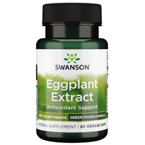 Swanson Greenfoods Formulas Eggplant Extract 450 Mg 30 Veg Caps Swanson®