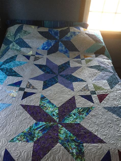 Big Star Quilt For Nicole Quilts Star Quilt Big Star