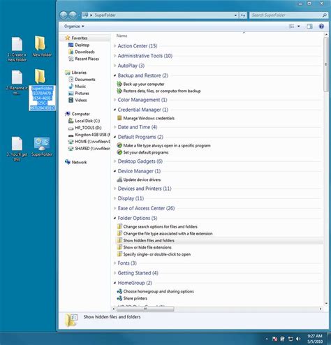 Windows 7 Superfolder 1 Create A New Folder 2 Rename It Flickr