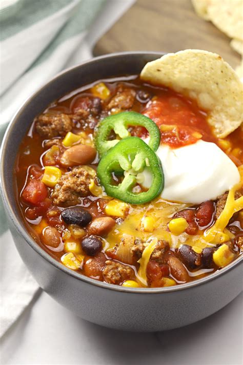slow cooker taco chili the toasty kitchen
