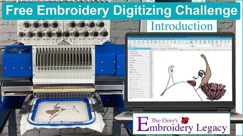 By the embroidery warehouse free. Intro Lesson - Free Embroidery Digitizing Challenge using ...
