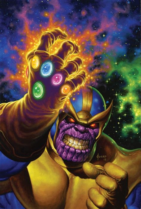 Thanos Comic Art Comic Book Villains Marvel Villains Comic Book