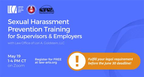 Sexual Harassment Prevention Training For Supervisors And Employers Lawyers For The Creative Arts