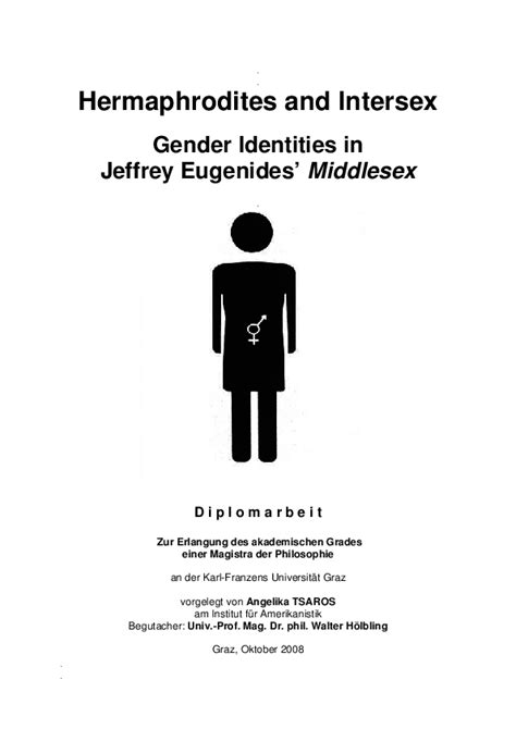 pdf hermaphrodites and intersex gender identities in jeffrey eugenides middlesex iwona Ćwik