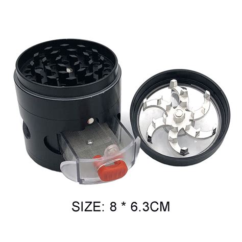 4 layer tobacco spice grinder herbal herb weed grinders zinc alloy smoke crusher manual hand