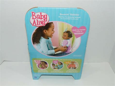 Baby Alive Bouncin Babbles Bouncing Doll African American 2009 I Love