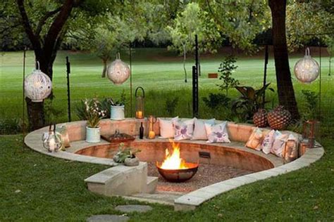 21 Awesome Sunken Fire Pit Ideas To Steal For Cozy Nights Amazing Diy