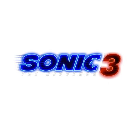 Sonic The Hedgehog 3 Official Movie Logo By Sonicoverload2021 On Deviantart