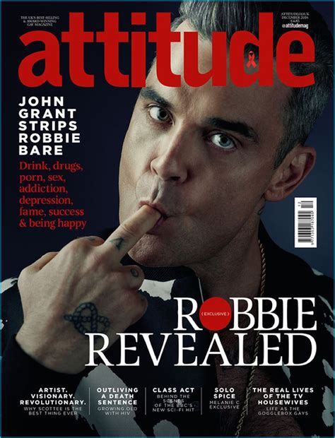 Robbie Williams Goes Nude For Attitude Magazine