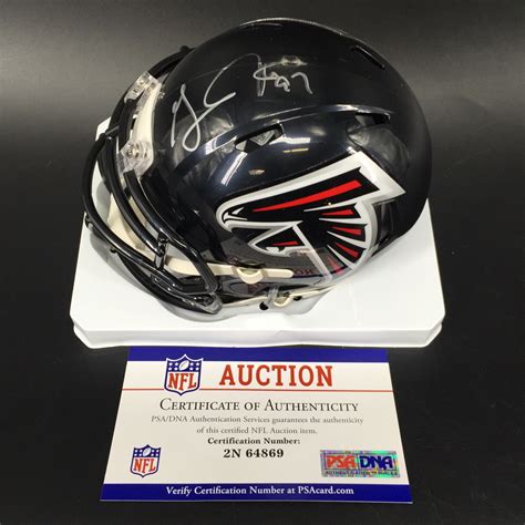 Nfl Falcons Grady Jarrett Signed Mini Helmet The Official Auction