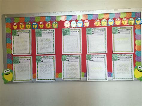 Leaping Into Writing Bulletin Board I Created For My Third Grade Class