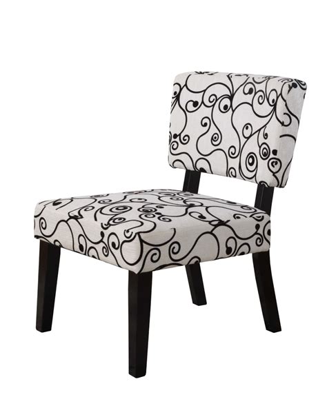With its sturdy yet slender black powder coated frame with just the right slope and padded seat and back, you can comfortably lounge in style. Best Black And White Accent Chairs | Best Accent Chair