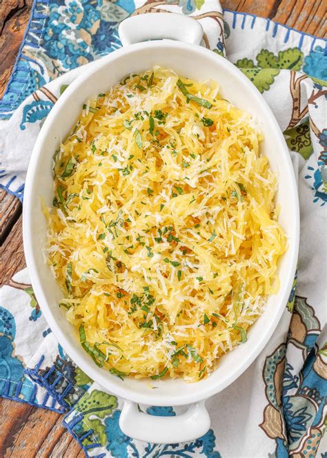 Garlic Parmesan Spaghetti Squash Vegetable Recipes
