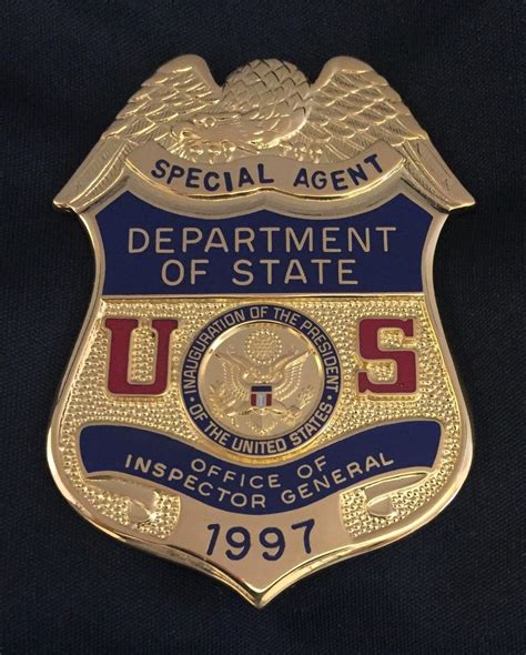 Us Department Of State Office Of Inspector General Special Agent 1997