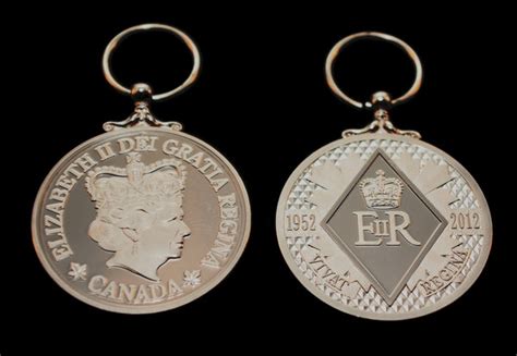 Queens Diamond Jubilee 2012 Medal Reproduction Defence Medals Canada