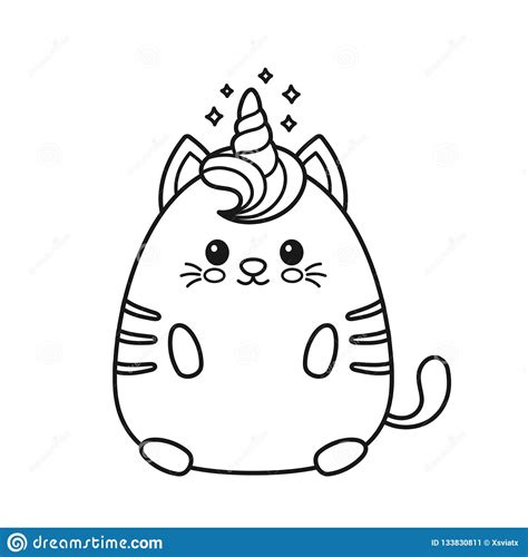 We have over 120 different and attractive unicorn pictures on our website. Cute Happy Smiling Unicorn Cat Stock Vector - Illustration ...