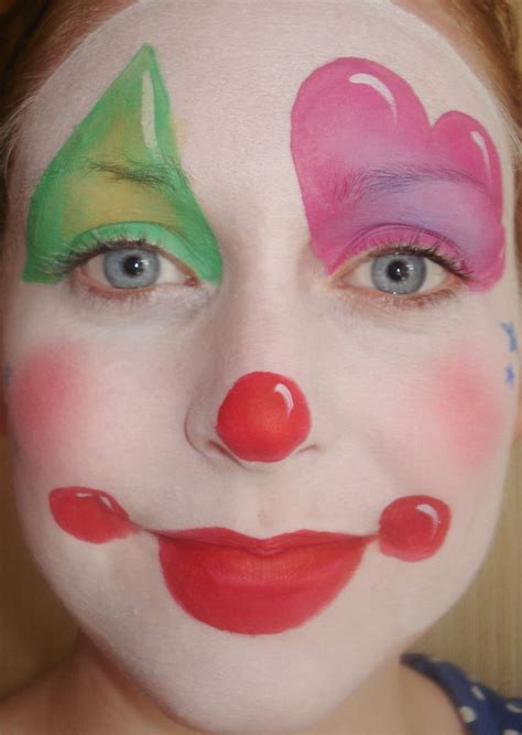 Clown Face Paint Designs Timika Lozano