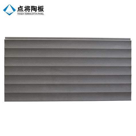18mm Wave Surface Terracotta Facade Panel Wall Ceramic Tile Wall