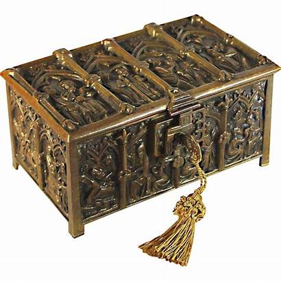 Box Jewelry Antique Bronze Boxes Sohne Erhard
