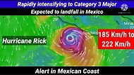 Hurricane Rick formed|Rapidly intensifying to Category 3 Major ...