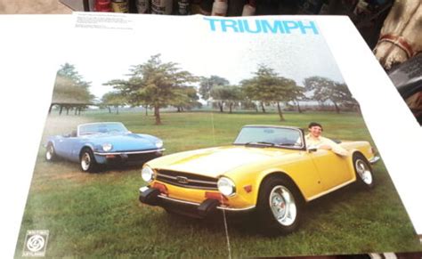1973 Triumph Spitfire And Tr6 Orig Sales Brochure Alan Alda Ebay