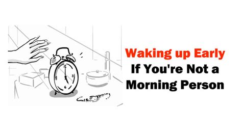 Waking Up Early If Youre Not A Morning Person Womenworking