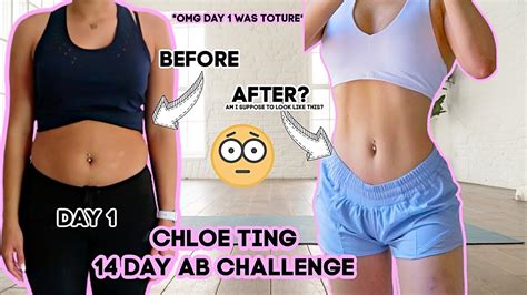 Abs In 2 Weeks I Tried Chloe Tings 2 Week Ab Shred Challenge Workout Does It Work Glow Up