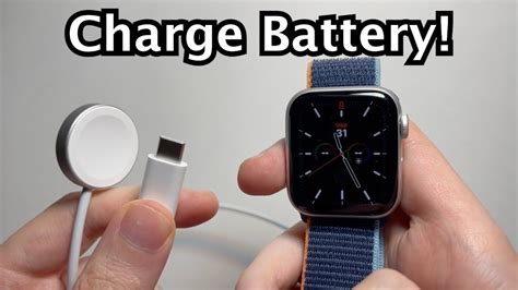 Apple Watch How To Charge And Check Battery Series 7 Youtube