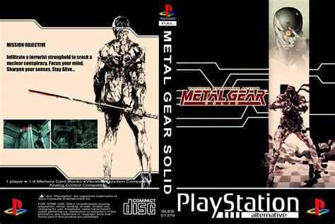 Metal Gear Solid Psx Cover By Pixelrambo On Deviantart