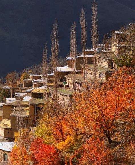 The Beautiful Kurdish Village Dolaw In The Province Kurdistan Iran