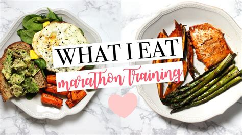 What I Eat Marathon Training Healthy And Easy Meal Ideas Youtube
