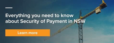 How To Respond To A Payment Claim Under Security Of Payment In Nsw