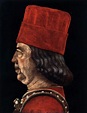 Baldassare d'Este: Borso d'Este, 1470-71, Tempera on canvas mounted on ...