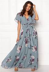 Goddiva Floral Sleeve Maxi Dress | Maxi kjole, Klær, Mote kjoler