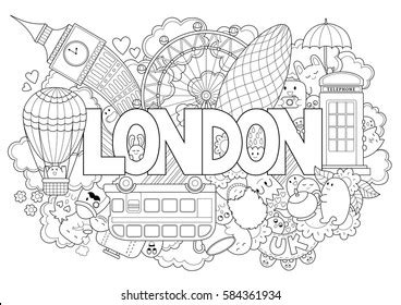 The london eye coloring page. Coloring Pages Balloons Images, Stock Photos & Vectors ...