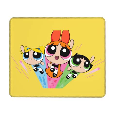 The Powerpuff Girls Mouse Pad Small Gaming Mousepad Non Slip Rubber