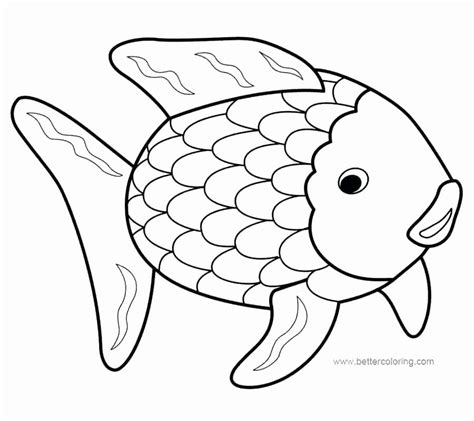 6 Rainbow Fish Coloring Page Coloringpages234 Coloringpages234