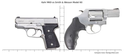 Kahr Mk Vs Smith Wesson Model Size Comparison Handgun Hero