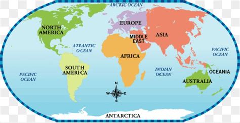 Travel All Continents Continents And Oceans World Map Continents